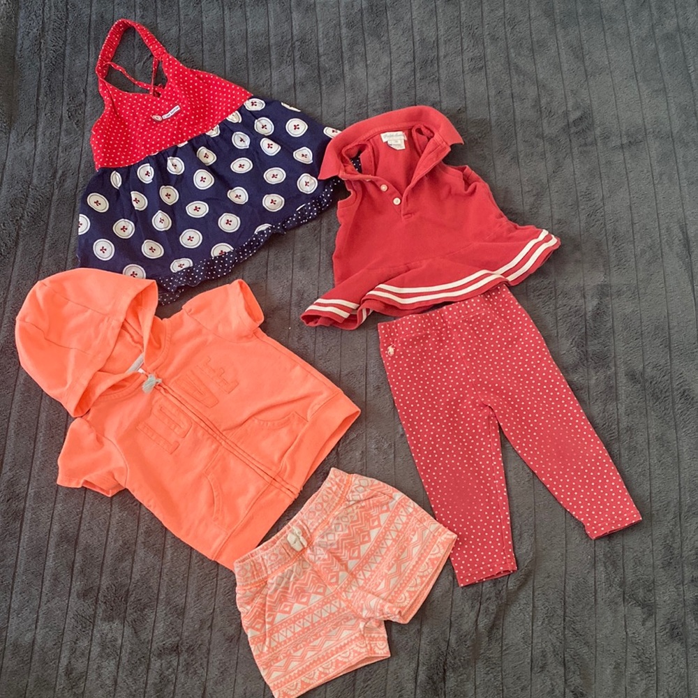 “Bundle” Ralph Lauren, Carter’s Matching Set and Cute Backless Hulter Dress - Picture 2 of 16